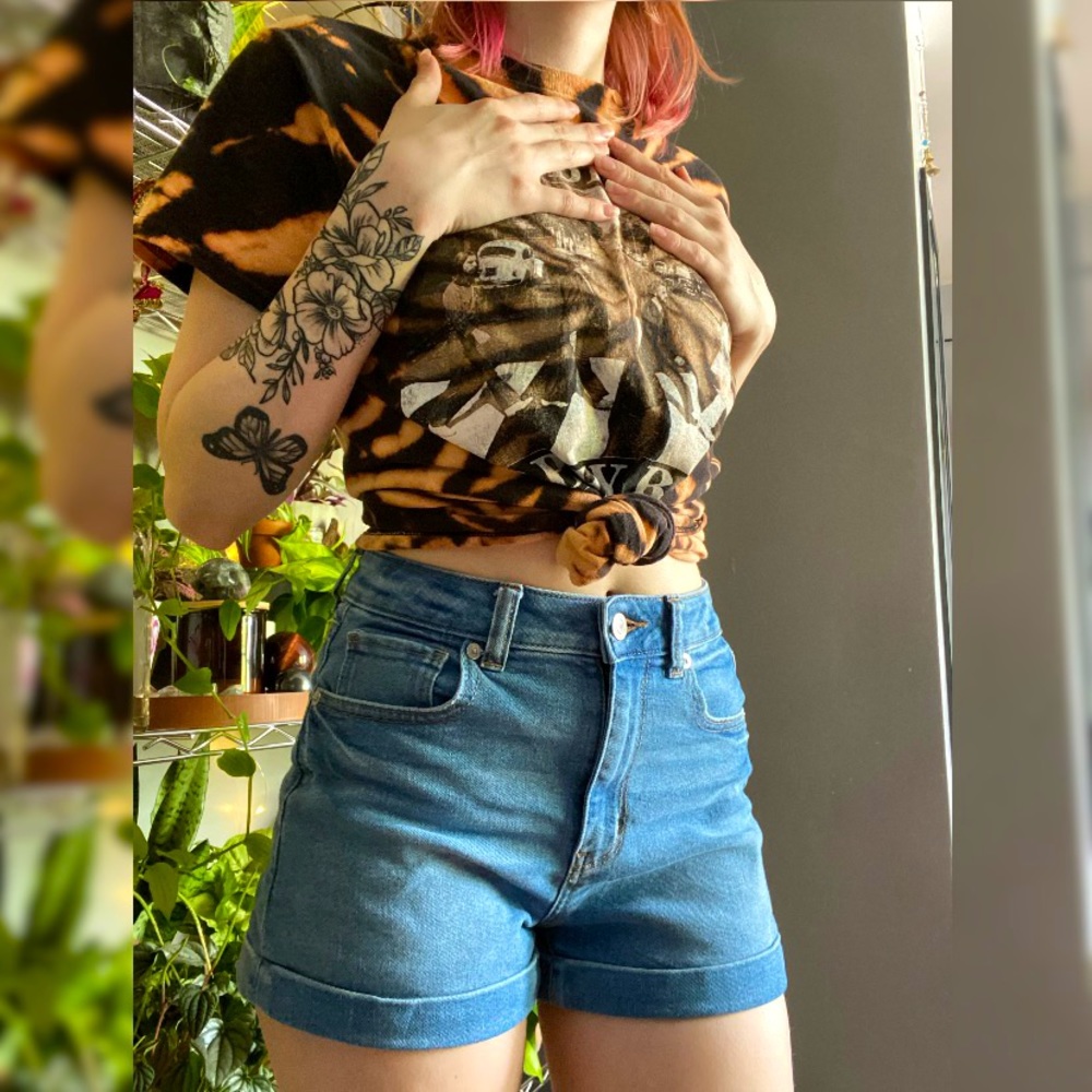 american eagle ae mom shorts